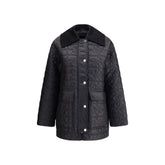 Ganni Gray Nylon Coat